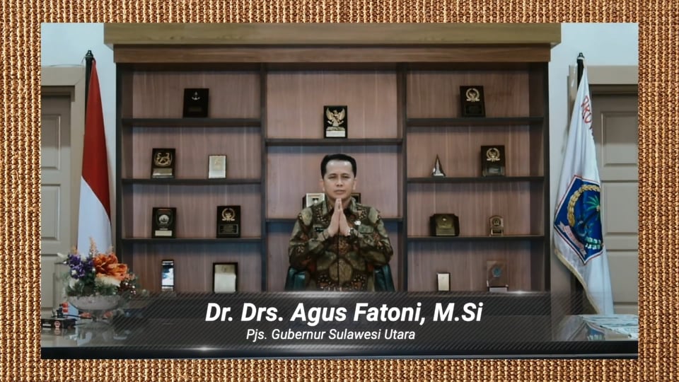 Pjs Gubernur Sulut Fatoni ungkap 2 (dua) Peristiwa Penting di acara Dies Natalis ke-59 UNSRAT secara Virtual