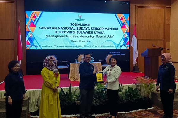 Sosialisasi Budaya Sensor Mandiri, Femmy Suluh Sampaikan Salam dan Apresiasi Dari Gubernur Sulut
