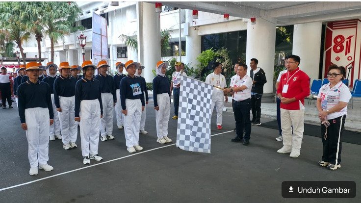 Pemprov Sulut Semarakkan Kemerdekaan Lewat Lomba Gerak Jalan