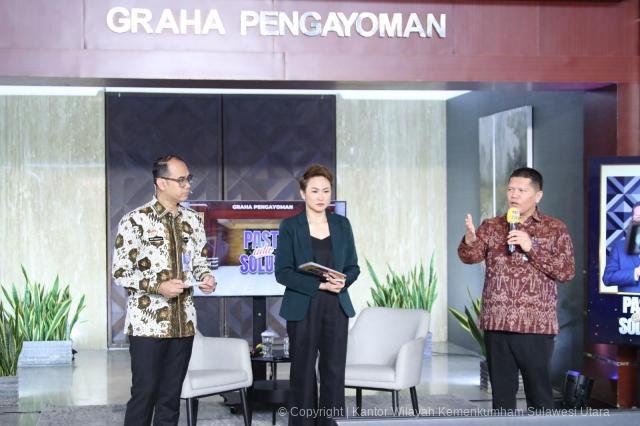 Kemenkum Sulut Perkuat Pelayanan Hukum Responsif lewat Forum Pasti Ada Solusi